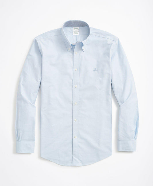 Stretch Milano Slim-Fit Sport Shirt, Non-Iron Oxford