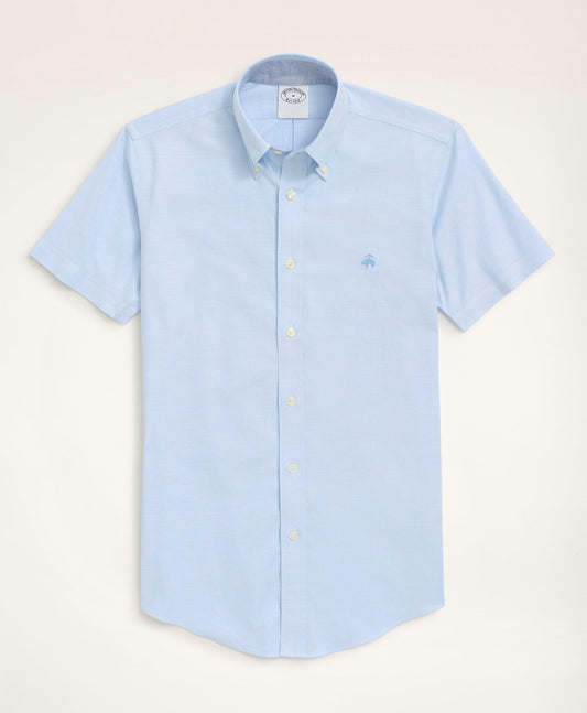 Stretch Regent Regular-Fit Sport Shirt, Non-Iron Short-Sleeve Oxford