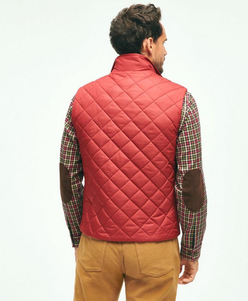 Water Repellent Diamond Quilted Vest