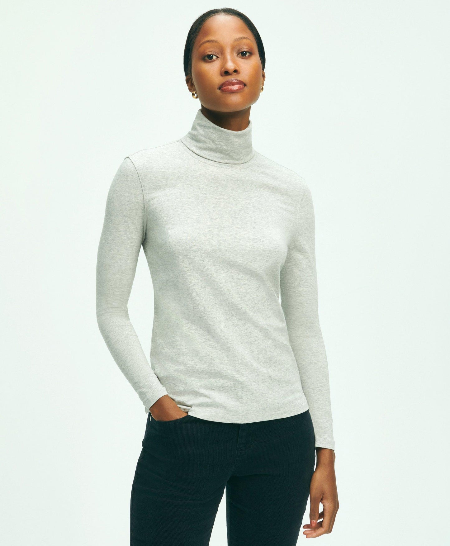 Cotton Modal Turtleneck