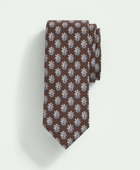 Silk Flower Tie