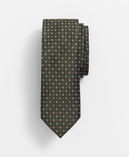 Silk Diamond Basketweave Tie