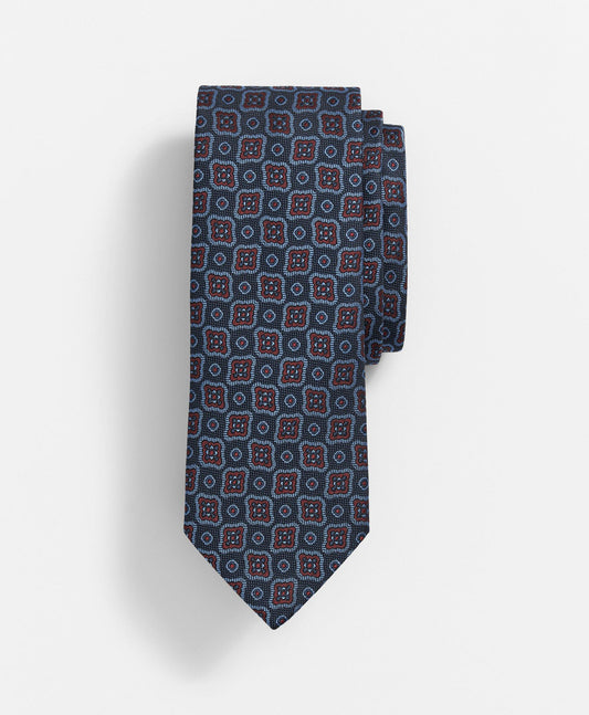 Silk Large Foulard Tie