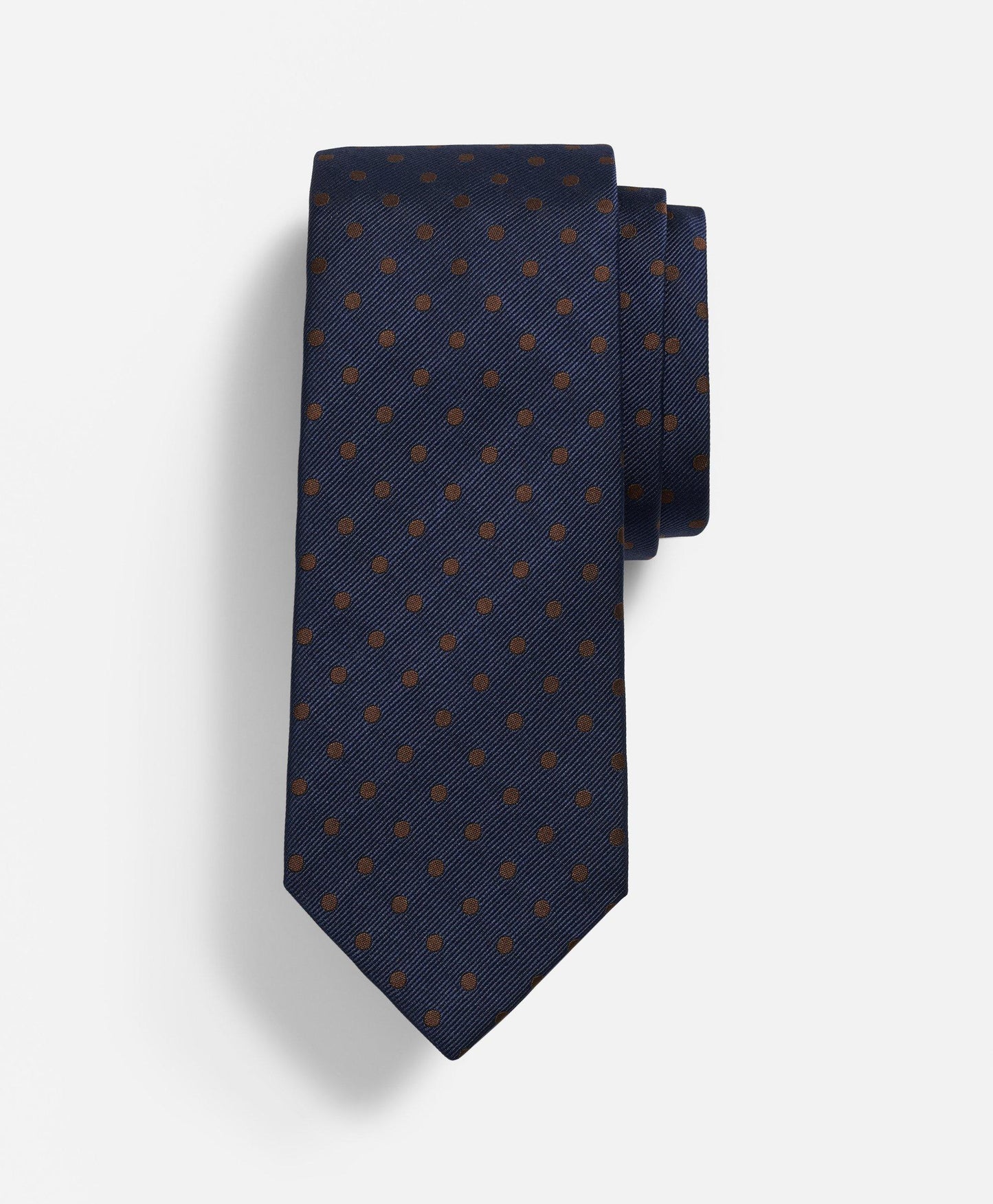 Silk Medium Rep Dot Tie