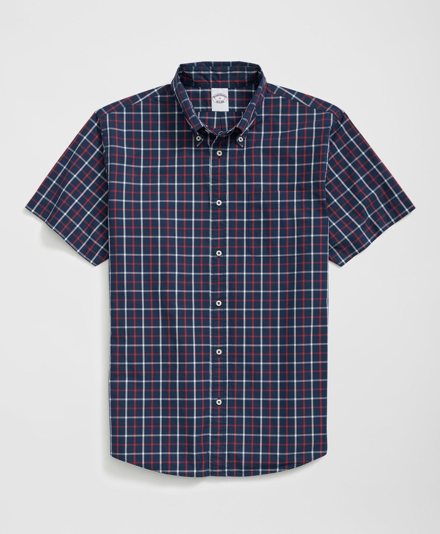 Friday Shirt, Short-Sleeve Poplin Windowpane