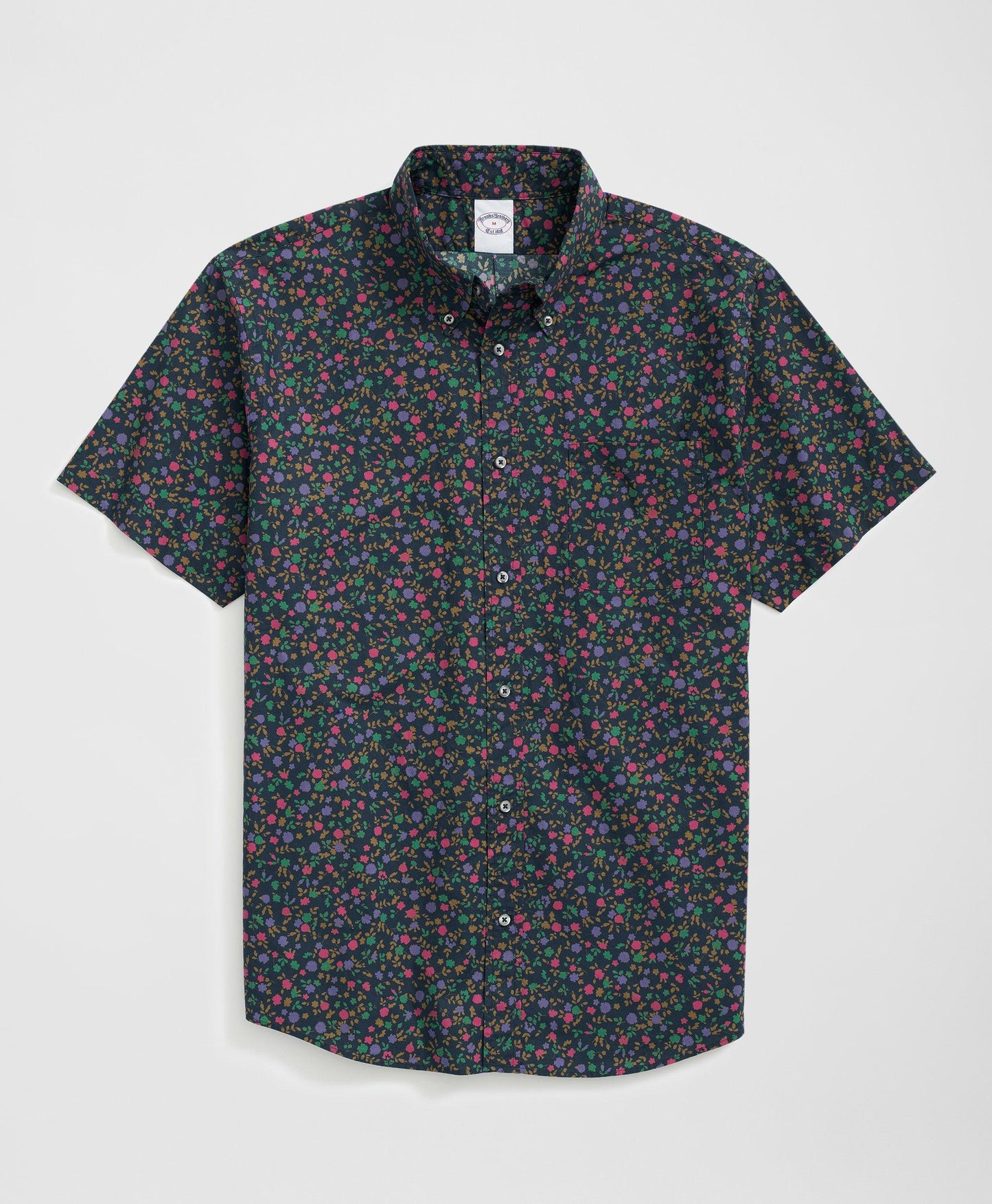 Friday Shirt, Short-Sleeve Poplin Flower Print