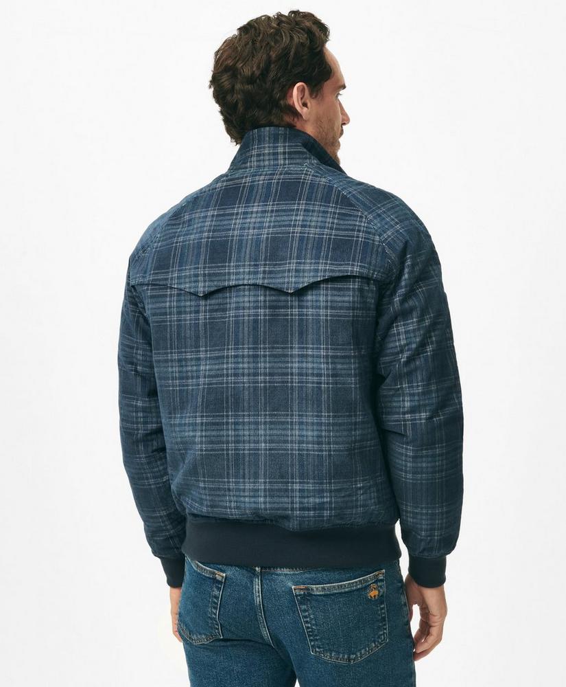 Plaid Corduroy Harrington Jacket in Thermore-Filled Cotton