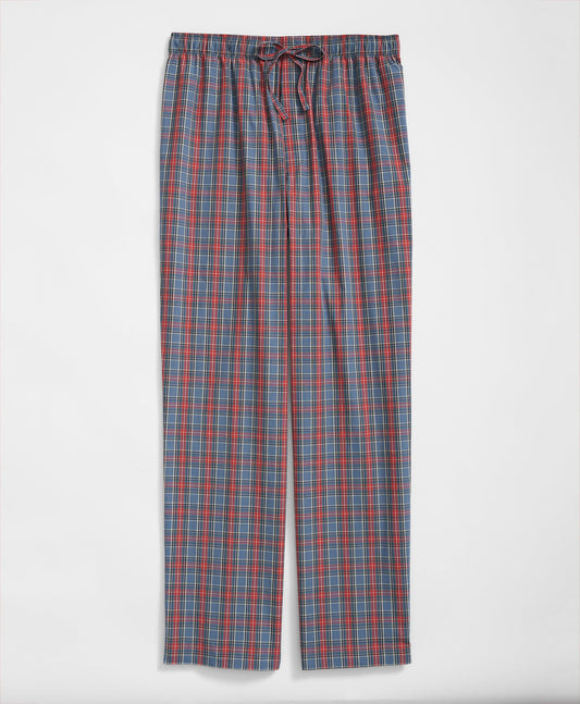 Cotton Broadcloth Tartan Lounge Pants