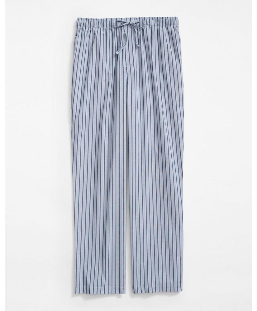 Cotton Broadcloth Striped Pajamas