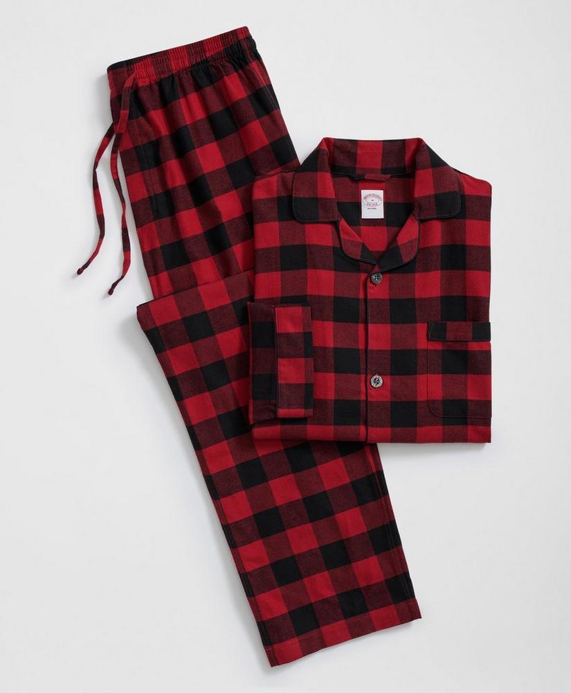 Cotton Flannel Plaid Pajamas