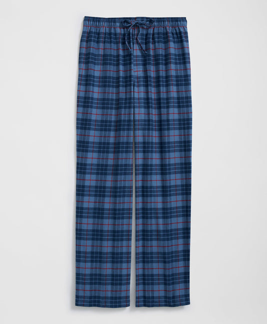 Cotton Flannel Plaid Lounge Pants