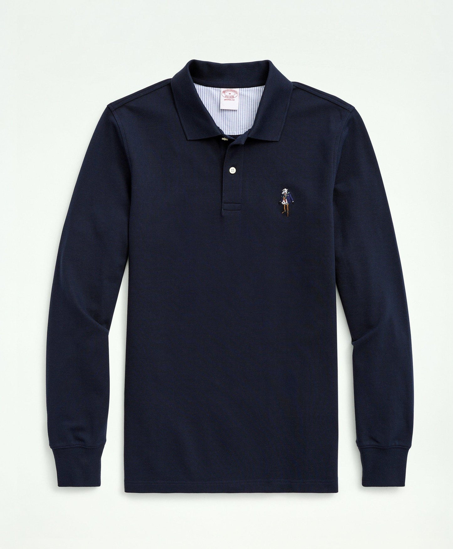 Henry Supima Long-Sleeve Polo Shirt