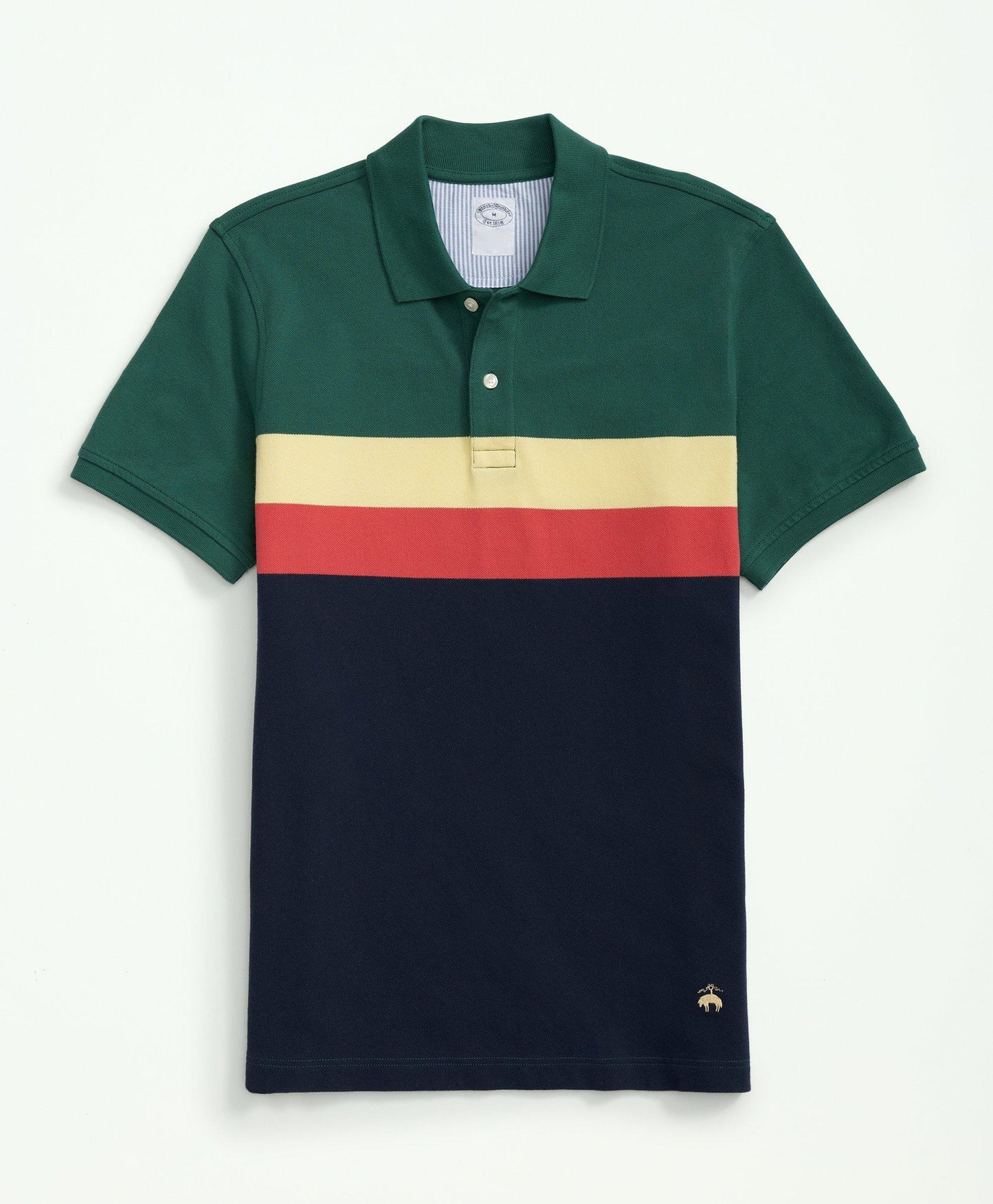 Supima Cotton Multi-Stripe Polo Shirt