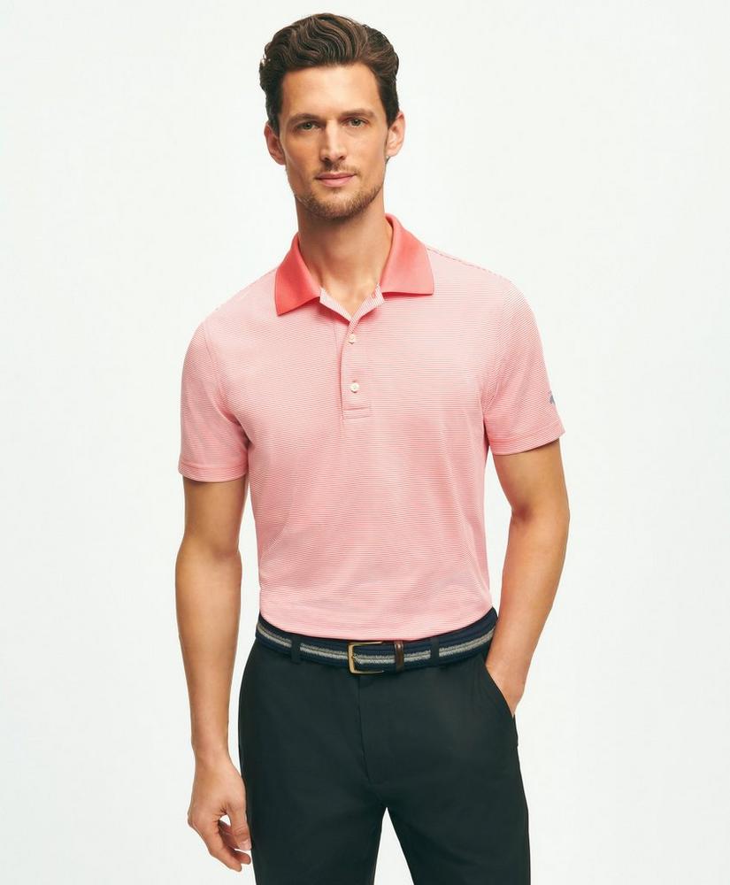 Performance Series Micro Stripe Jersey Polo Shirt