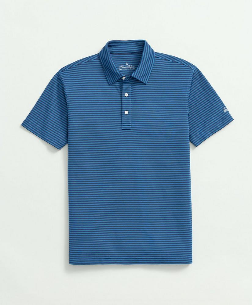 Performance Series Vintage Stripe Pique Polo Shirt