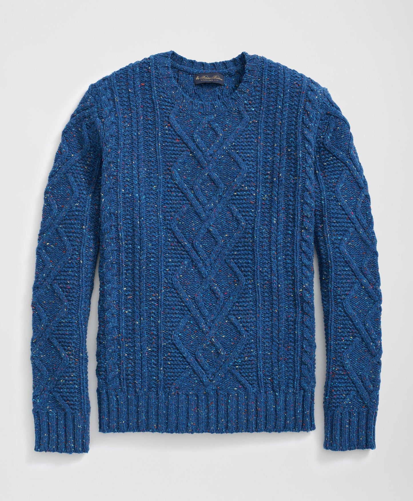 Aran Knit Sweater in Donegal Merino Wool