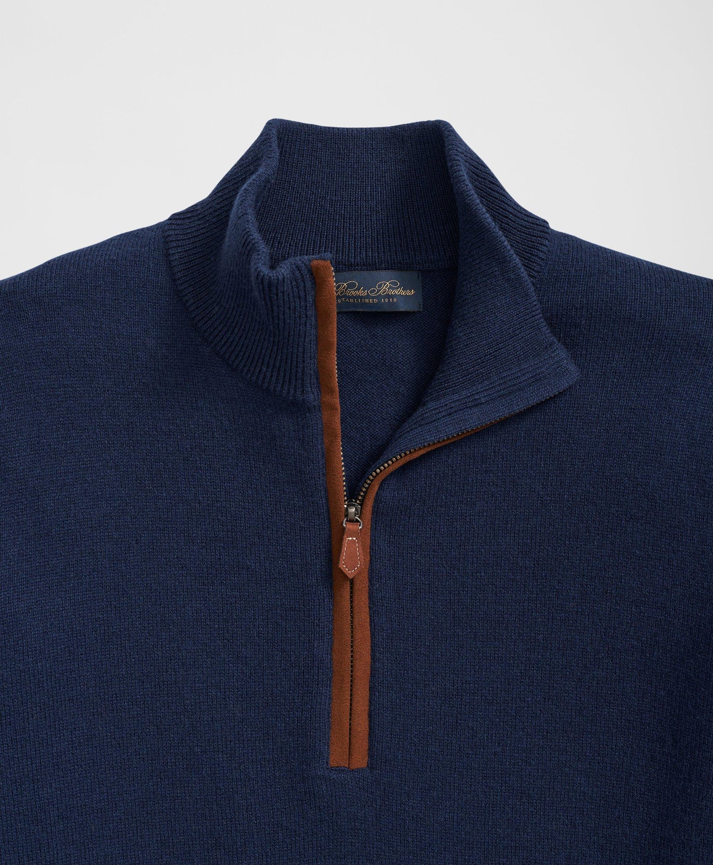 3-Ply Cashmere Half-Zip Sweater