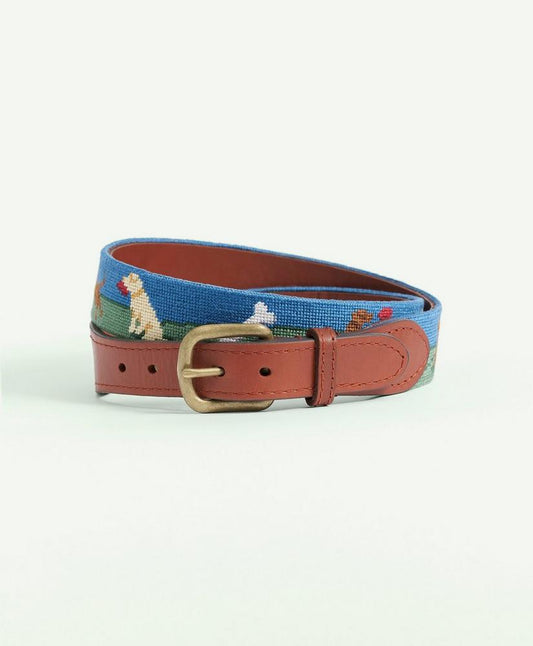 Smathers & Branson Needlepoint Belt