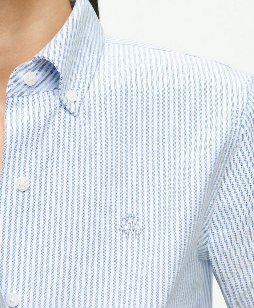 Classic-Fit Cotton Oxford Stripe Shirt