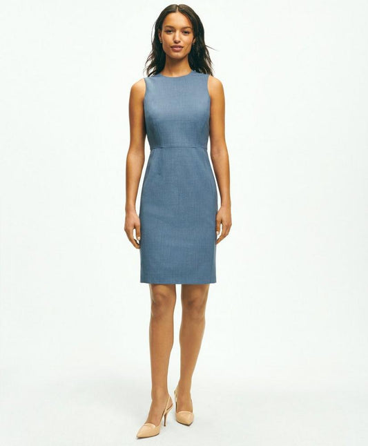 The Essential Stretch Wool Sheath Dress