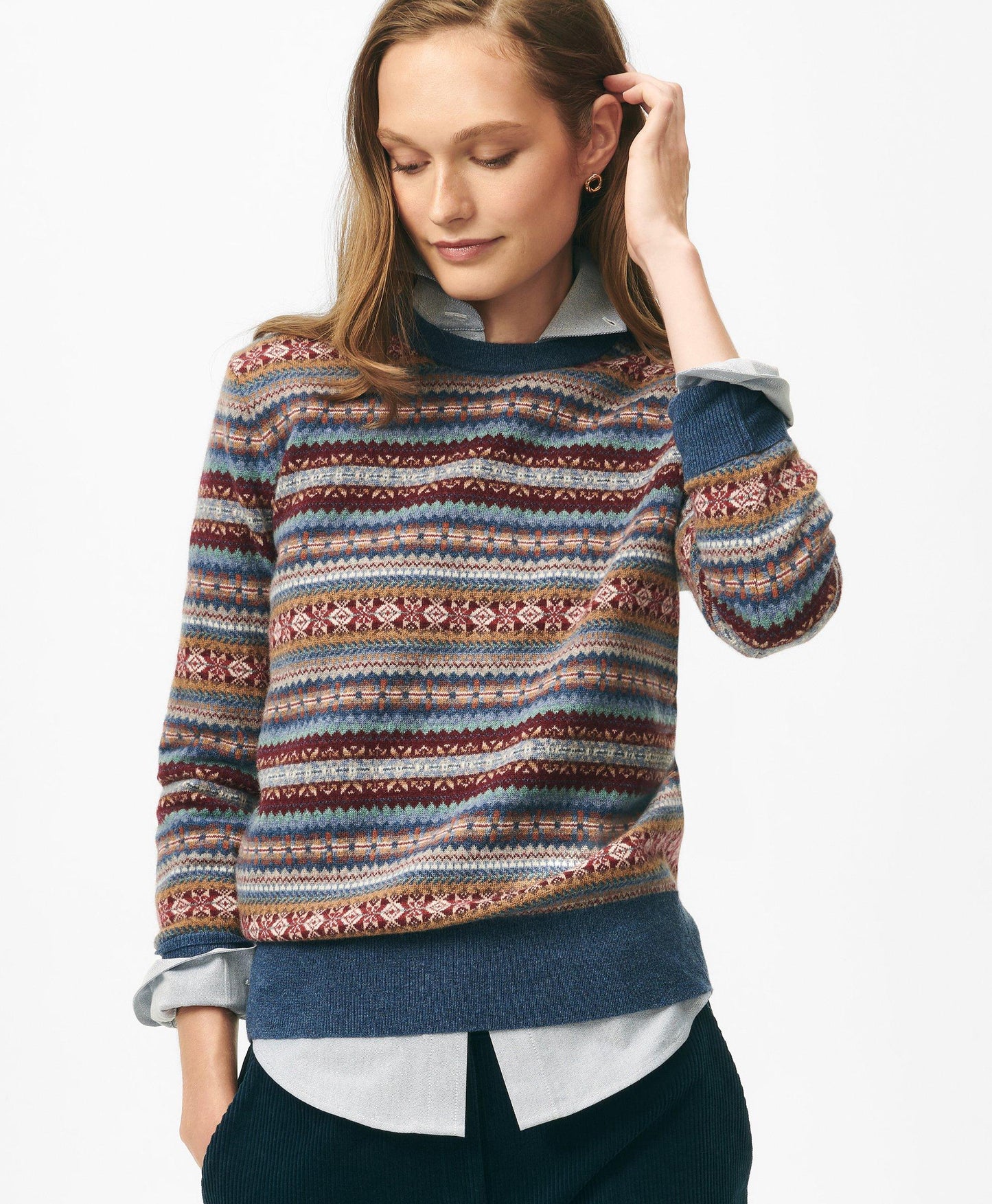 Fair Isle Sweater in Merino Wool