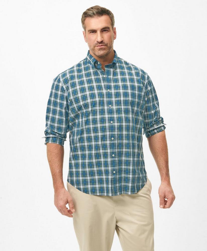 Big & Tall Friday Shirt, Poplin Tartan