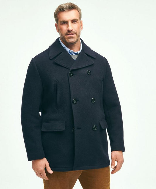 Big & Tall Classic Wool Pea Coat