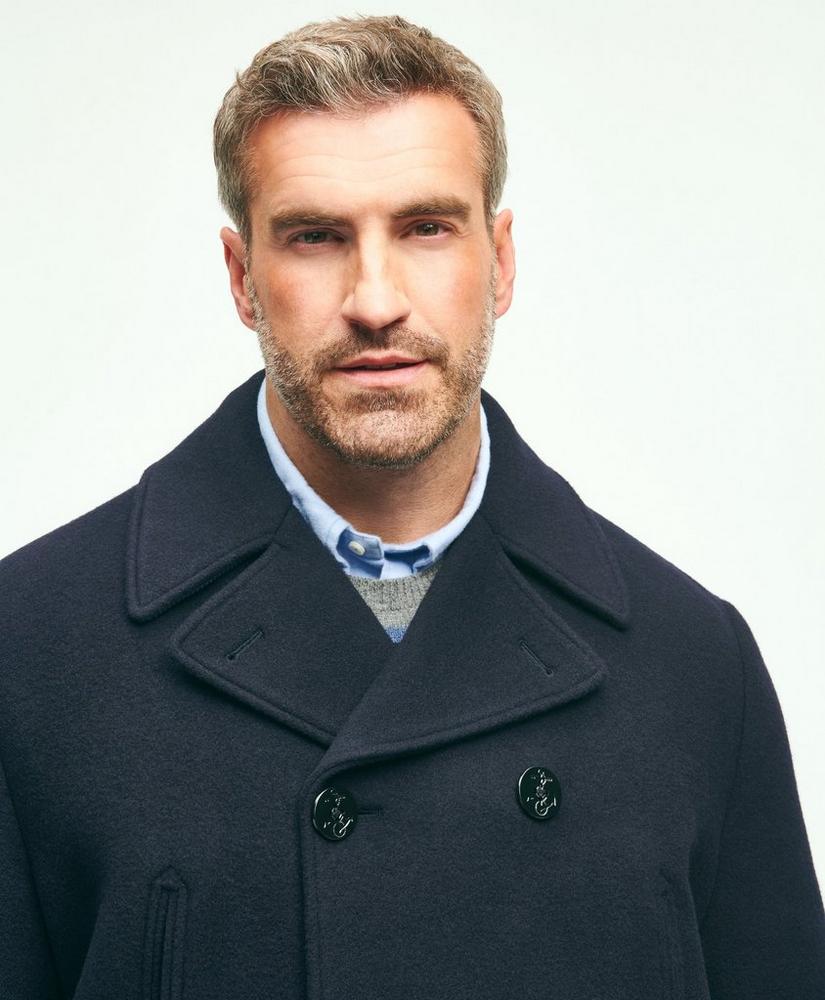 Big & Tall Classic Wool Pea Coat