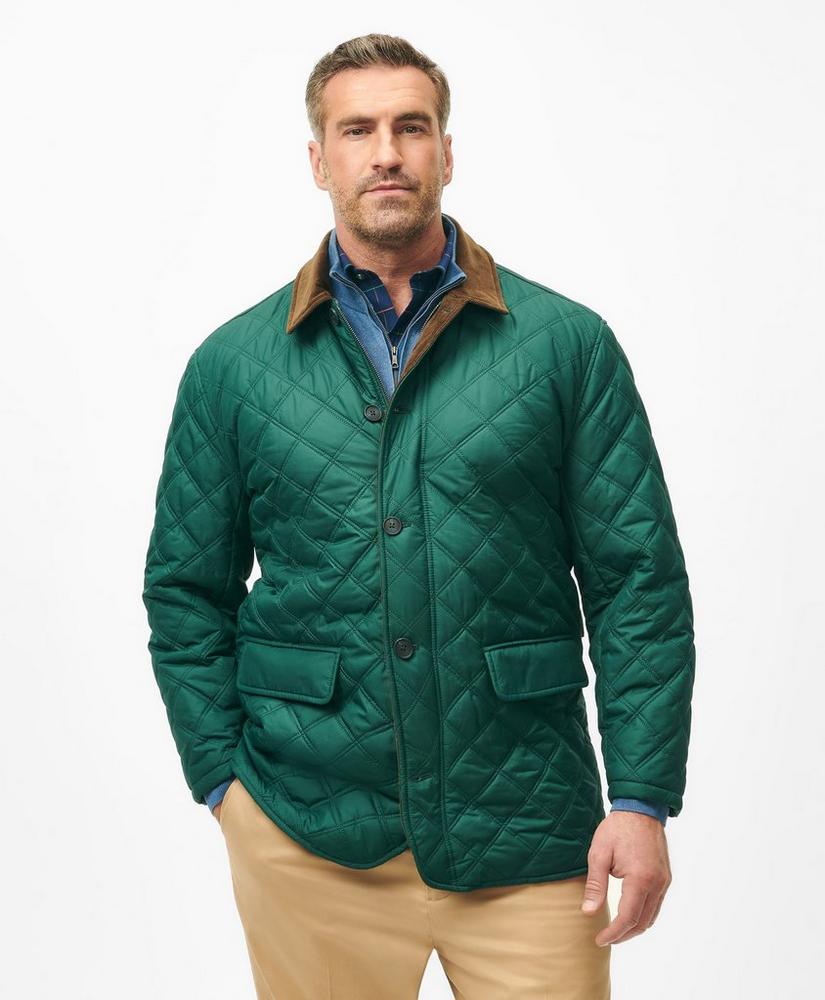 Big & Tall Paddock Diamond Quilted Coat