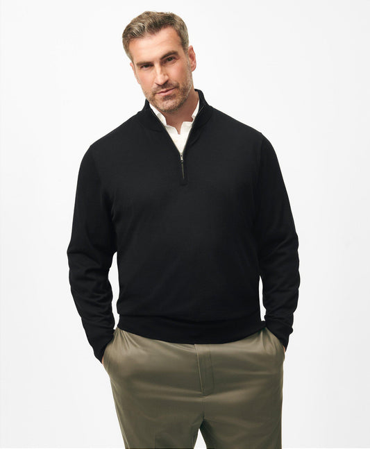 Big & Tall Ultimate Merino Wool Half-Zip Sweater