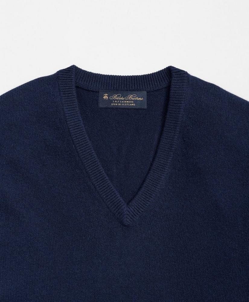 Big & Tall 3-Ply Cashmere V-Neck Sweater